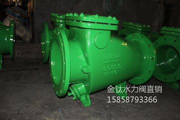 法兰微阻缓闭止回阀HH44X/Z/T/H(金钛）